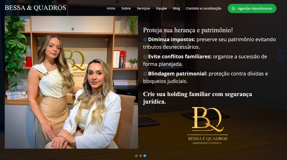 Site institucional para escritório de advocacia em Castanhal
